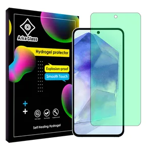 Arka Glass Tough model green light screen protector suitable for Samsung Galaxy A55 5G Mobile phone