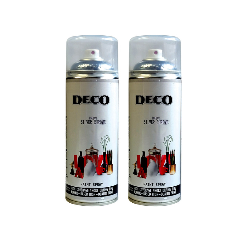 اسپری رنگ نقره ای دکو مدل d2 حجم 400 میلی لیتر مجموعه 2 عددی اسپری رنگ نقره ای دکو مدل d2 حجم 400 میلی لیتر مجموعه 2 عددی