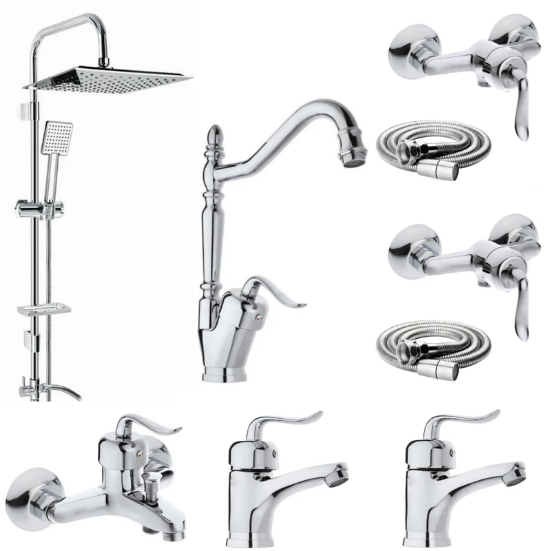 ست شیرالات ادرینا مدل روکو پلاس مجموعه ۹ عددی