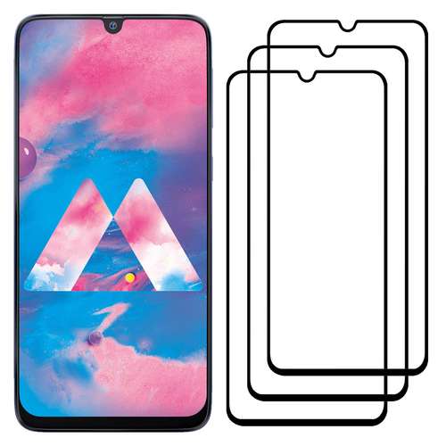 محافظ صفحه نمایش مدل FCG مناسب برای گوشی موبایل سامسونگ Galaxy A40s بسته سه عددی