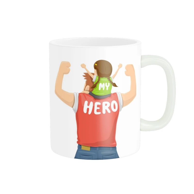 ماگ پادآفرین مدل روز پدر روز مرد طرح روز پدر مبارک کد p3125