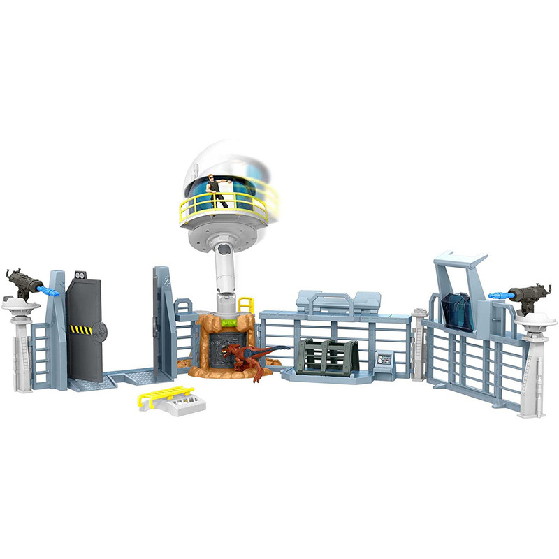 اکشن فیگور ماتیل مدل Jurassic World Outpost Chaos Playset