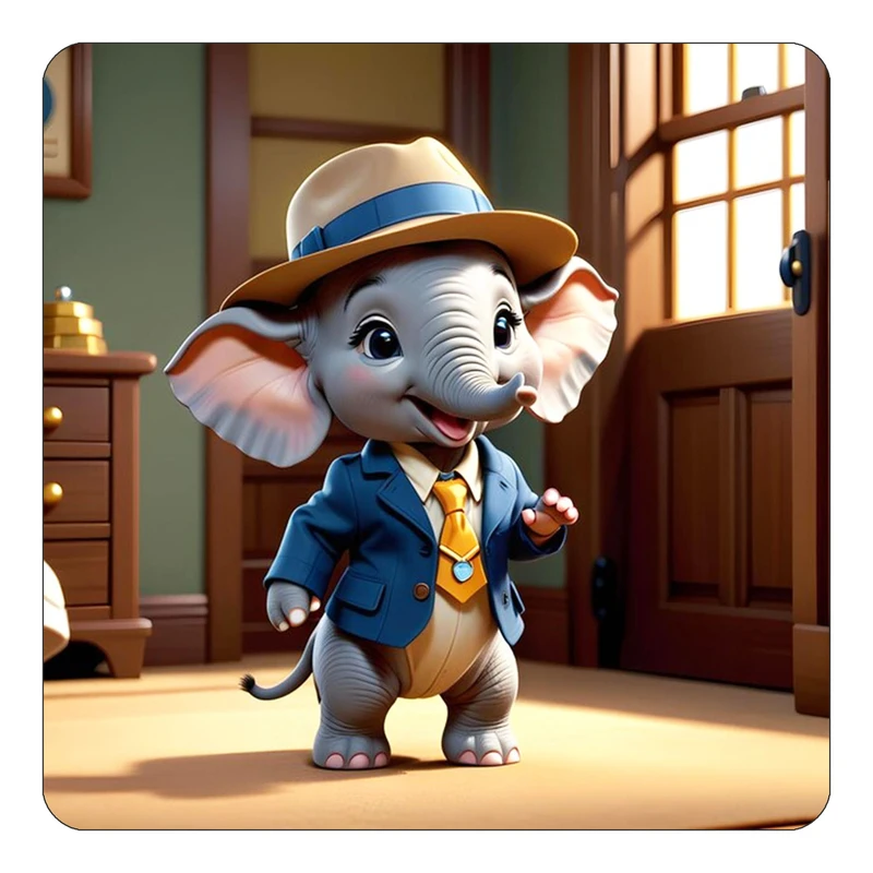 مگنت کاکتی طرح حیوانات کارتونی مدل mp28380