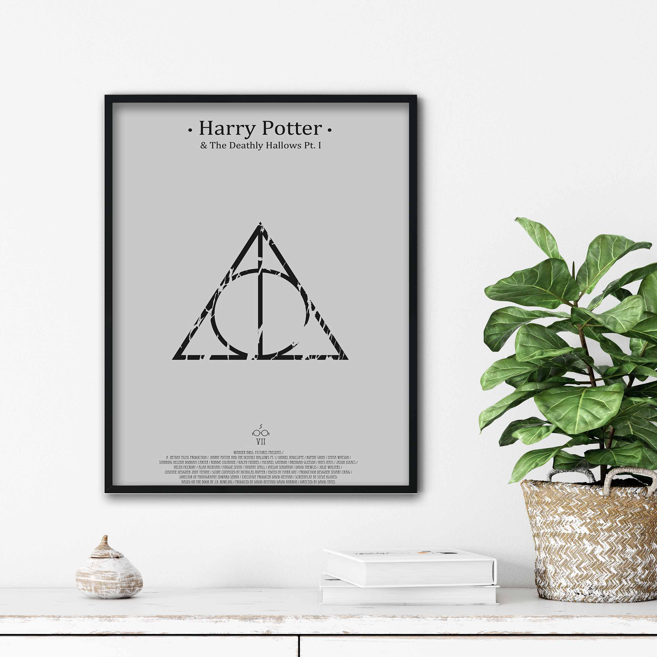 تابلو آتریسا طرح پوستر فیلم Harry potter مدل ATm146