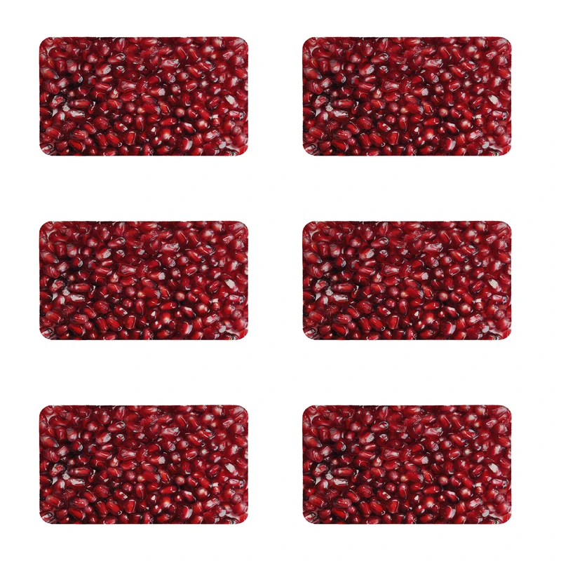 زیربشقابی طرح انار کد 8425 مجموعه 6 عددی 