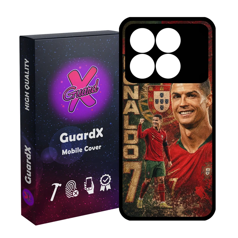 کاور گارد ایکس طرح رونالدو مدل 11073 مناسب برای گوشی موبایل شیائومی Poco X6 Pro 5G / Redmi K70E