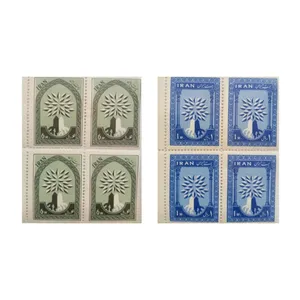 تمبر یادگاری مدل پناهندگان مجموعه 8 عددی