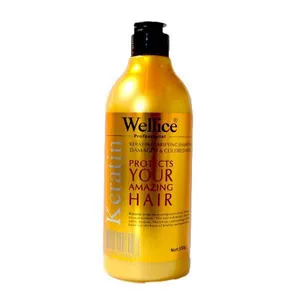 شامپو تقویت کننده مو مدل شامپو کراتینه ویلایس مدل Yourhair حجم 550 میلی لیتر