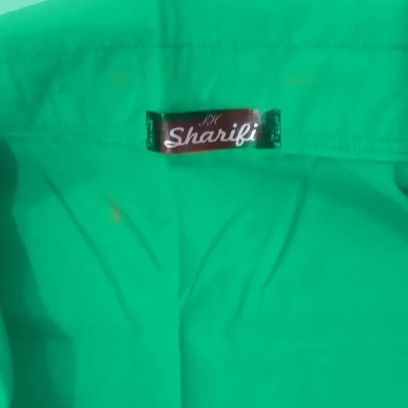 مانتو زنانه مدل کتان کاغذی رنگ سبز