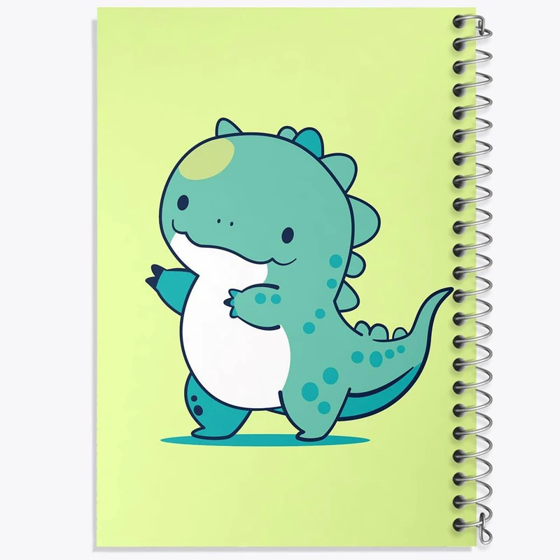 دفتر مشق 100 برگ خندالو طرح دایناسور بامزه کد 29270