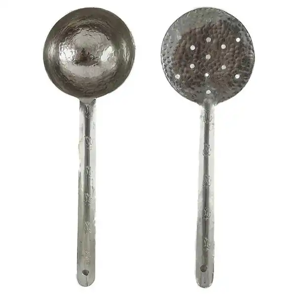 ست کفگیر و ملاقه مسی مدل پرستو کد ZH183