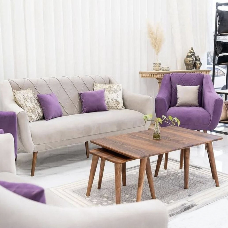 میز جلومبلی مدل لیون کد P-21 مجموعه سه عددی میز جلومبلی مدل لیون کد P-21 مجموعه سه عددی