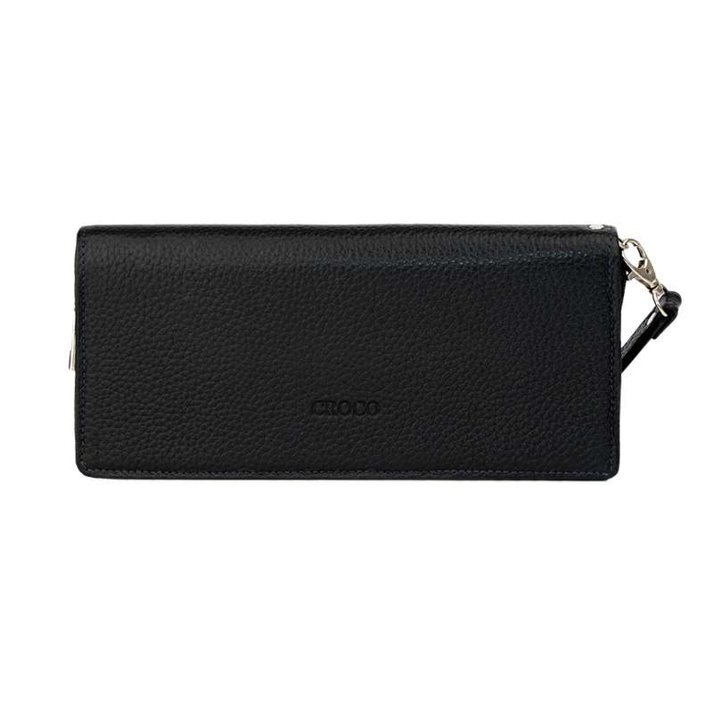 کیف پول زنانه چرم کروکو مدل Mohan