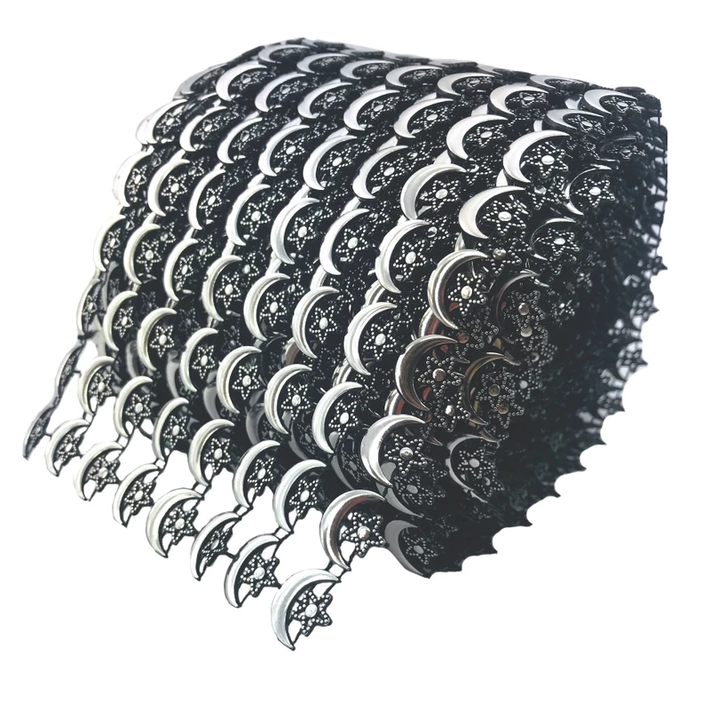 یراق مدل دوختنی مدل ماه و ستاره کد MAHSTAR به طول 2 متر