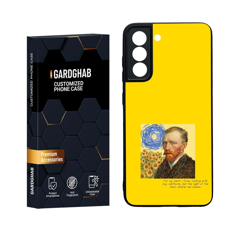 کاور گارد قاب مدل دور ژله ای هنری مناسب برای گوشی موبایل سامسونگ Galaxy S21 FE