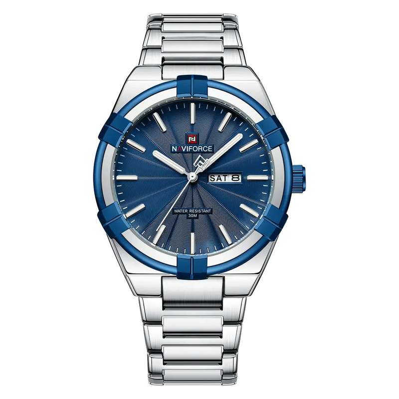 ساعت مچی عقربهای مردانه نیوی فورس مدل NF9218 B ساعت مچی عقربهای مردانه نیوی فورس مدل NF9218 B