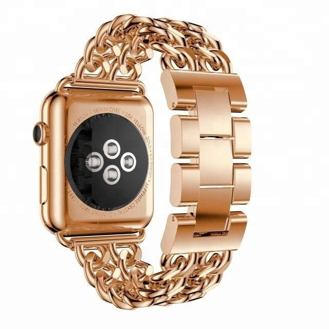 بند کروکودیل مدل C-Cartier مناسب برای اپل واچ سری 7 41 میلی متری