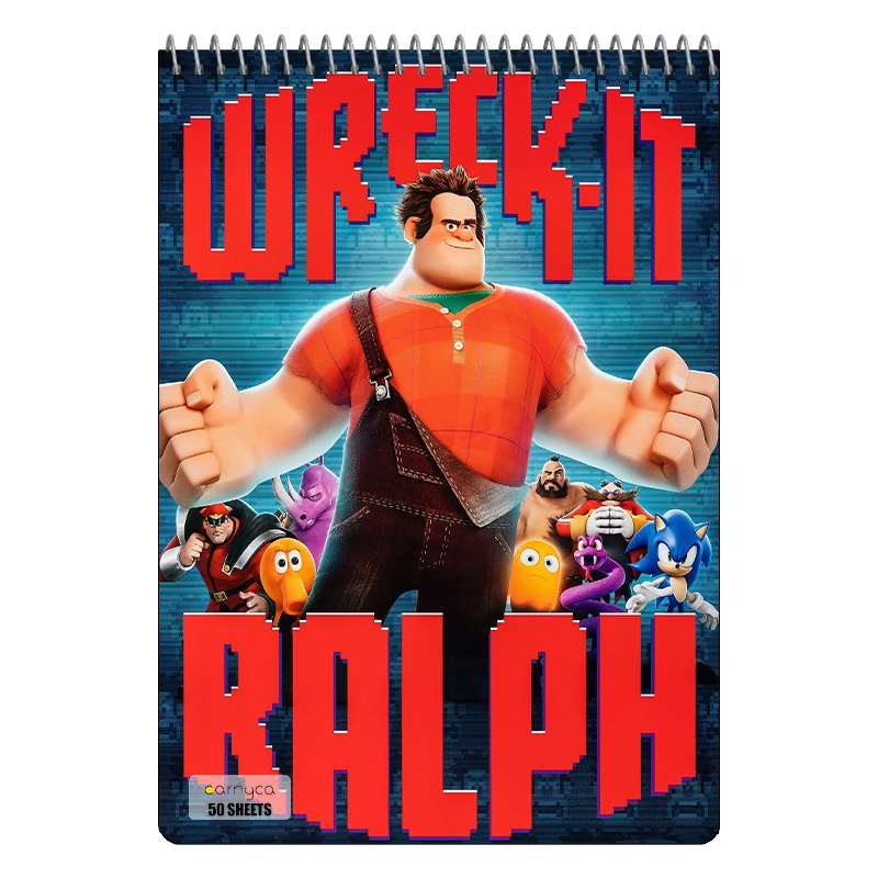دفتر نقاشی 50 برگ سیمی کارنیکا طرح It Ralph-رالف خرابکار Wreck کد 38393