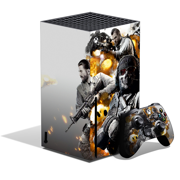 برچسب کنسول ایکس باکس سری ایکس طرح Call Of Duty مجموعه 6 عددی