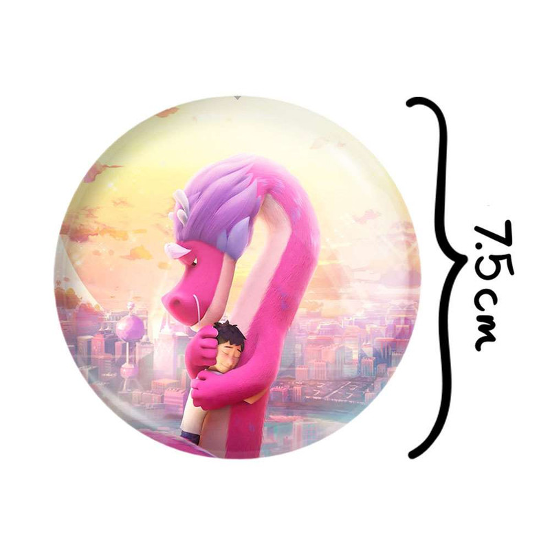 آینه جیبی خندالو طرح اژدهای آرزو کد 4776