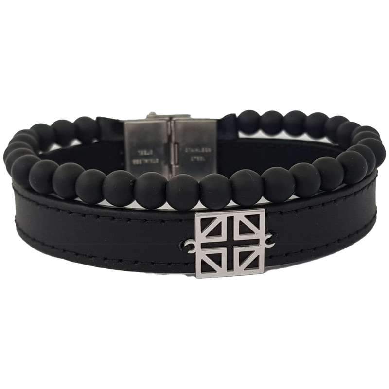 دستبند نقره مردانه ترمه ۱ طرح اسلیمی کد mas 00614 دستبند نقره مردانه ترمه ۱ طرح اسلیمی کد mas 00614