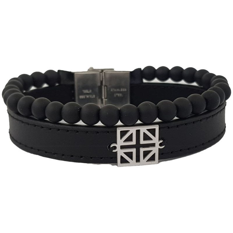 دستبند نقره مردانه ترمه ۱ طرح اسلیمی کد mas 00614 دستبند نقره مردانه ترمه ۱ طرح اسلیمی کد mas 00614