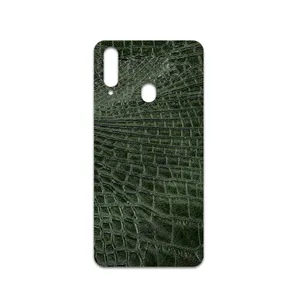 MAHOOT Green-Crocodile-Leather Cover Sticker for Samsung Galaxy A20s