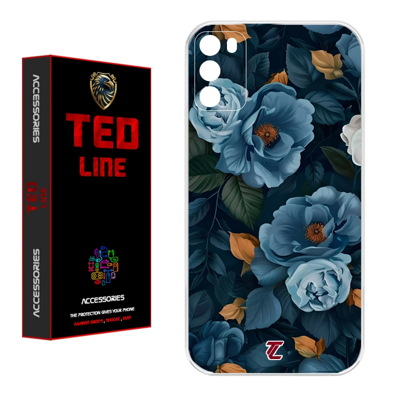 کاور تدلاین طرح گل کد 1227 مناسب برای گوشی موبایل شیائومی Poco M3