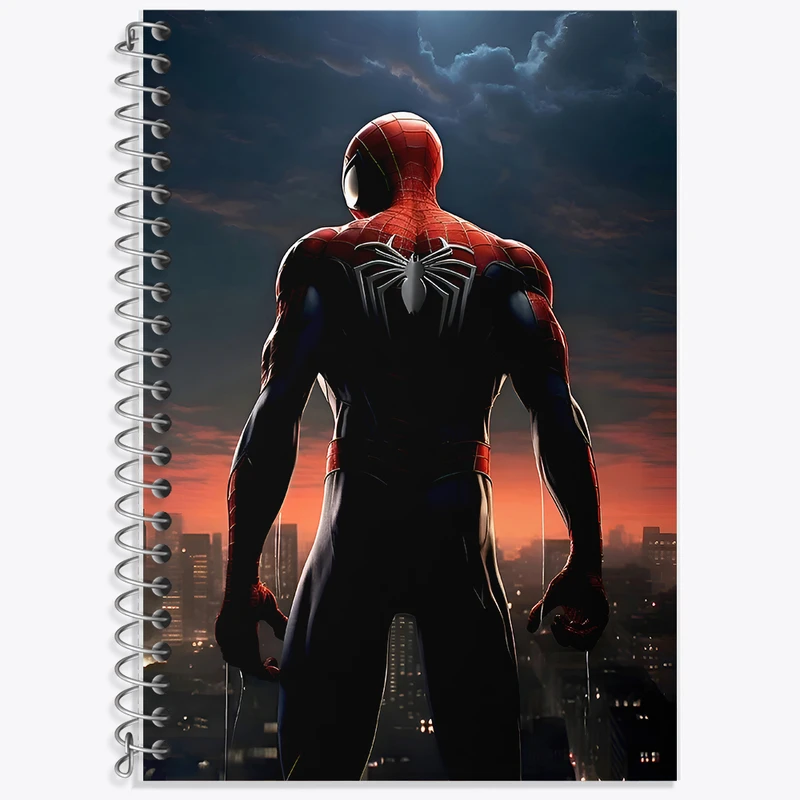 دفتر نت موسیقی 50 برگ خندالو طرح مرد عنکبوتی (Spider Man) کد F5281