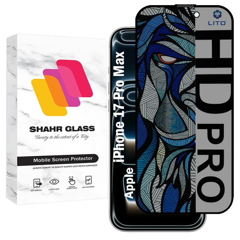 محافظ صفحه نمایش شهر گلس مدل LITOPRV مناسب برای گوشی موبایل اپل iPhone 17 Pro Max