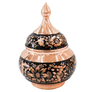 قندان مسی مدل الماس تراش کد 15p11half2f5