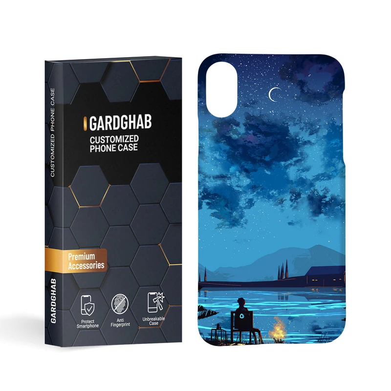 کاور گارد قاب مدل ساده مناسب برای گوشی موبایل اپل iphone x/xs