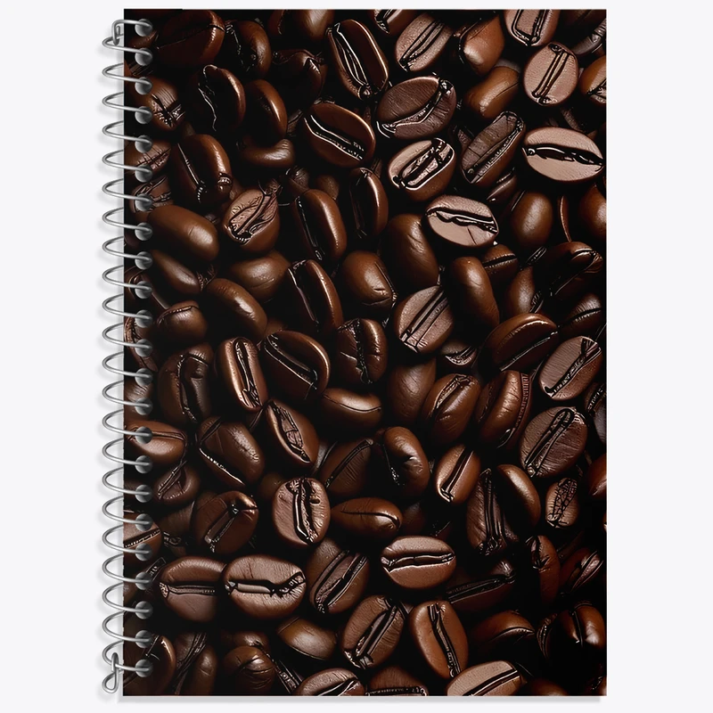 دفتر لغت 50 برگ خندالو طرح دانه های قهوه کد N5415