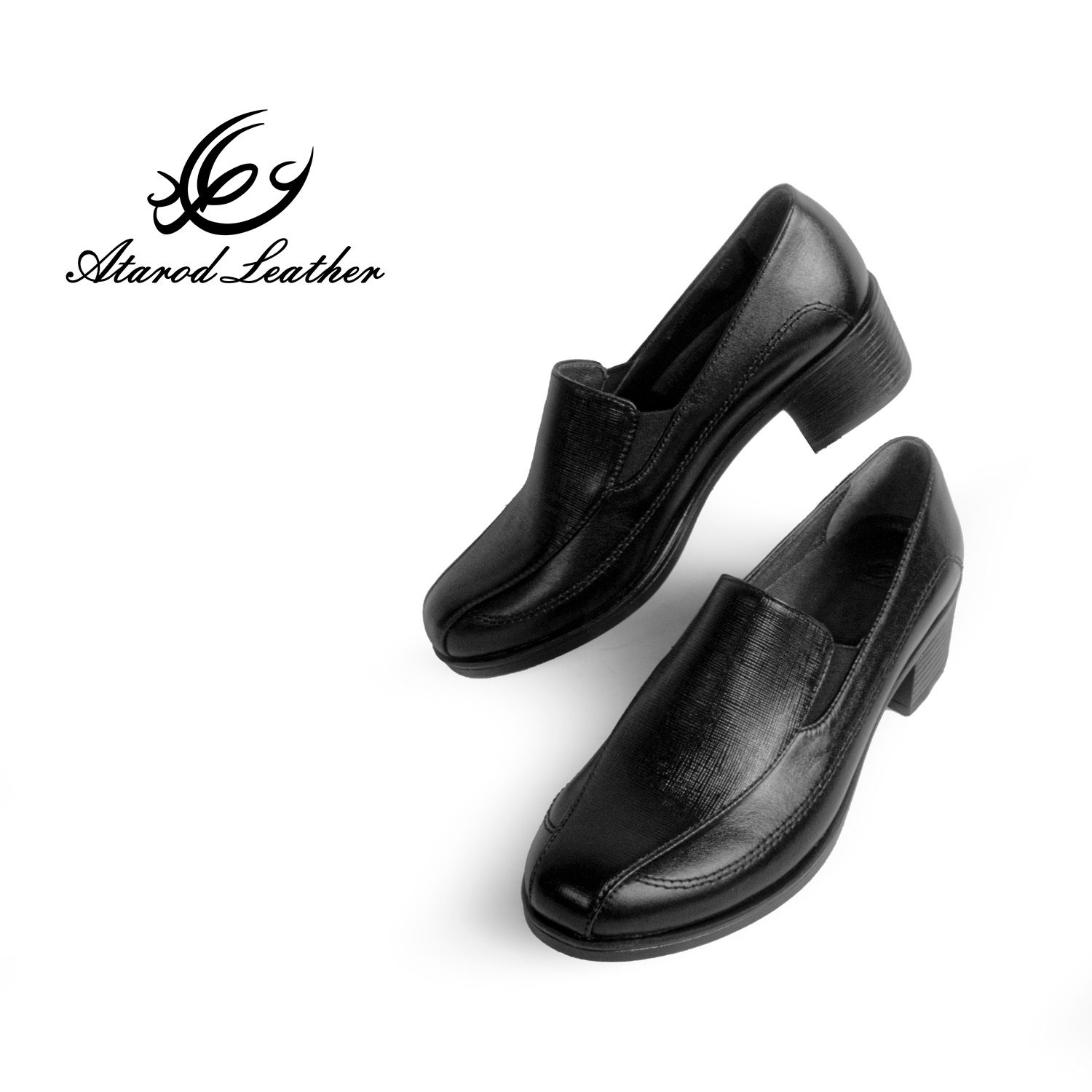 کفش زنانه چرم عطارد مدل چرم طبیعی کد SH386 -  - 8