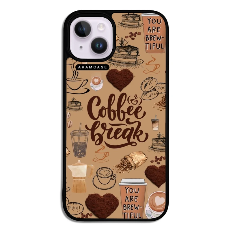 کاور آکام مدل AMC-WA14-COFFEE-18 مناسب برای گوشی موبایل اپل iPhone 14