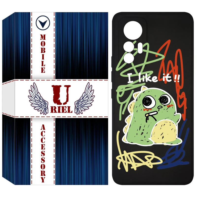 کاور یوریل مدل KSH کد 21 طرح دایناسور نقاش مناسب برای گوشی موبایل شیائومی 12 Lite