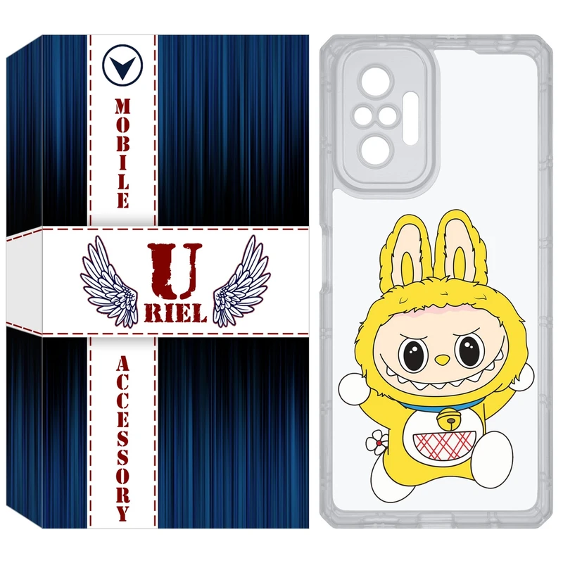کاور یوریل مدل Clear کد 122 طرح لبوبو Labubu مناسب برای گوشی موبایل شیائومی Redmi Note 10 Pro / Note 10 Pro Max