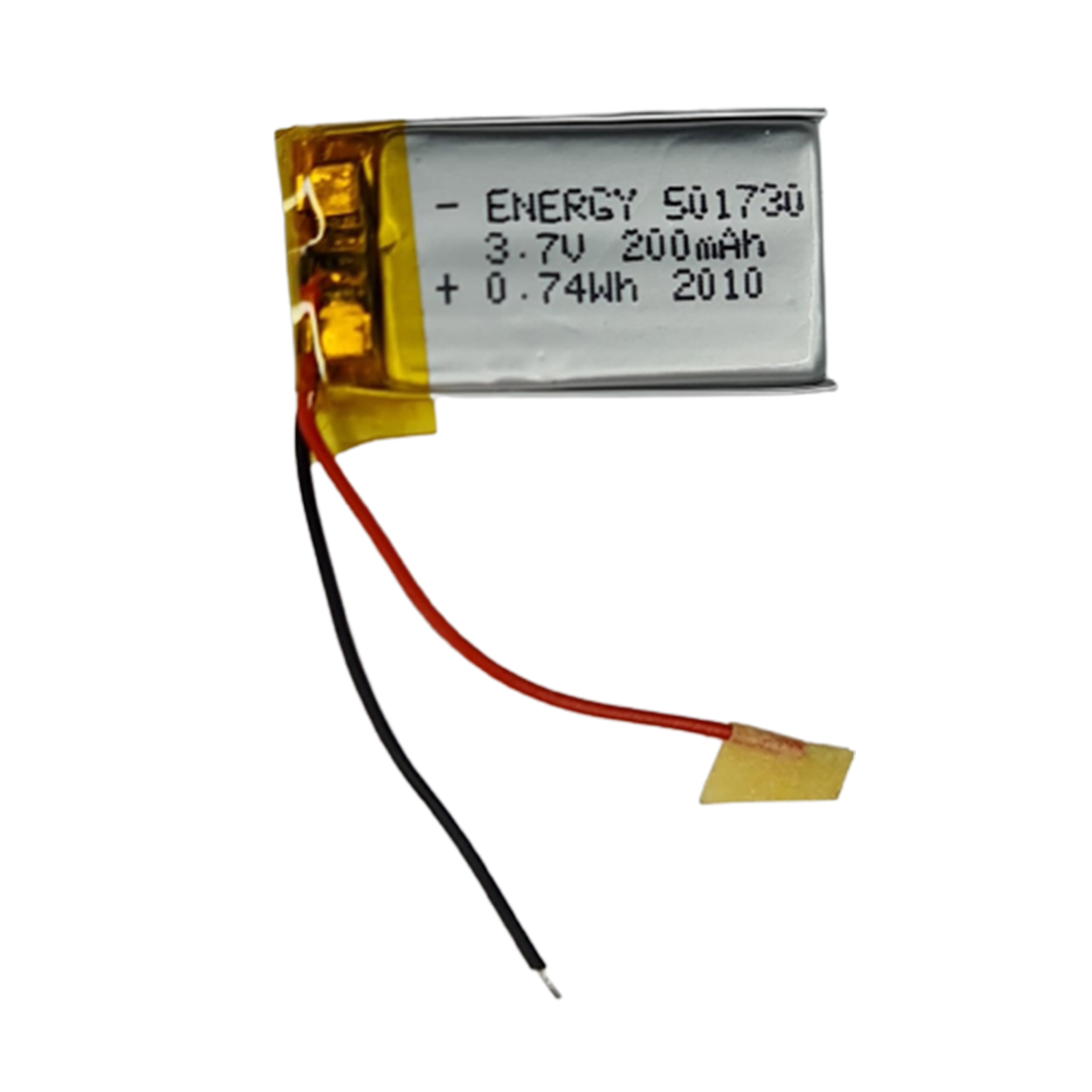باتری لیتیومی مدل LI-501730 ظرفیت 200 میلی آمپر ساعت