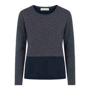 بلوز آستین بلند یقه گرد زنانه مدل شاین