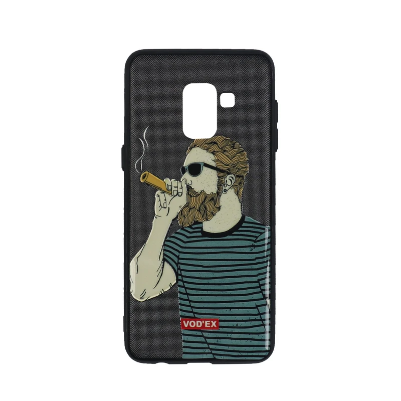 کاور طرح MR BEARD کد 17 مناسب برای گوشی موبایل سامسونگ Galaxy A8 2018 / A530