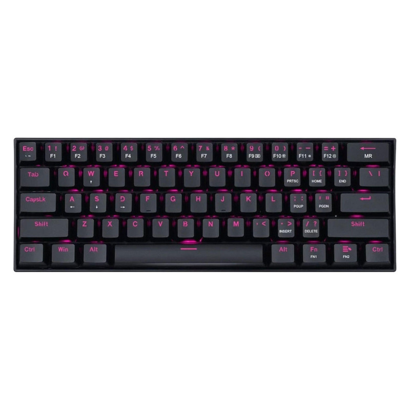 کیبورد گیمینگ ردراگون مدل K630 Dragonborn، مکانیکال سوییچ قرمز، Tenkeyless، نورپردازی RGB