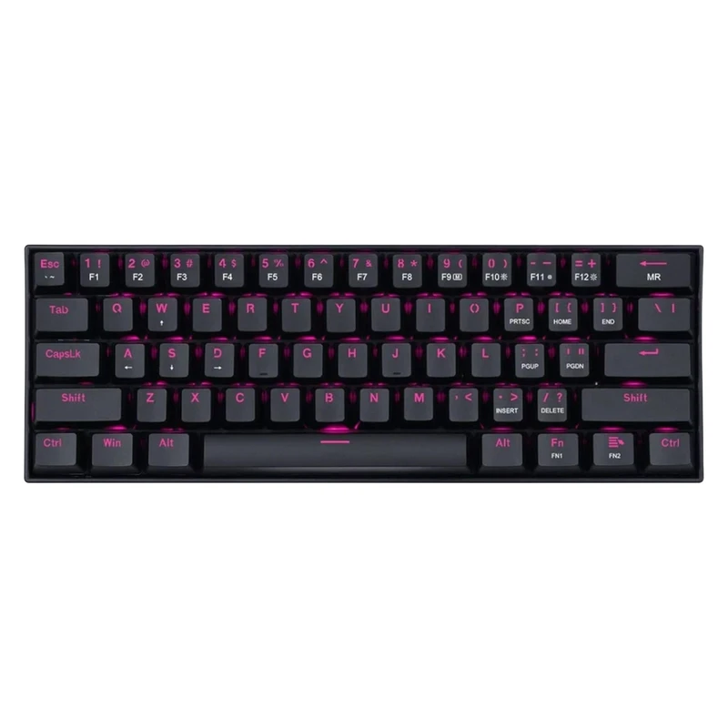 کیبورد گیمینگ ردراگون مدل K630 Dragonborn، مکانیکال سوییچ قرمز، Tenkeyless، نورپردازی RGB