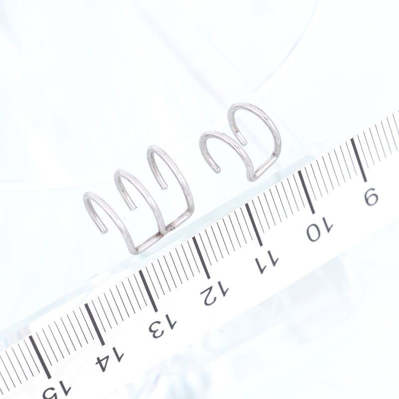 پیرسینگ گوش زنانه پایتخت مدل PS825مجموعه دو عددی