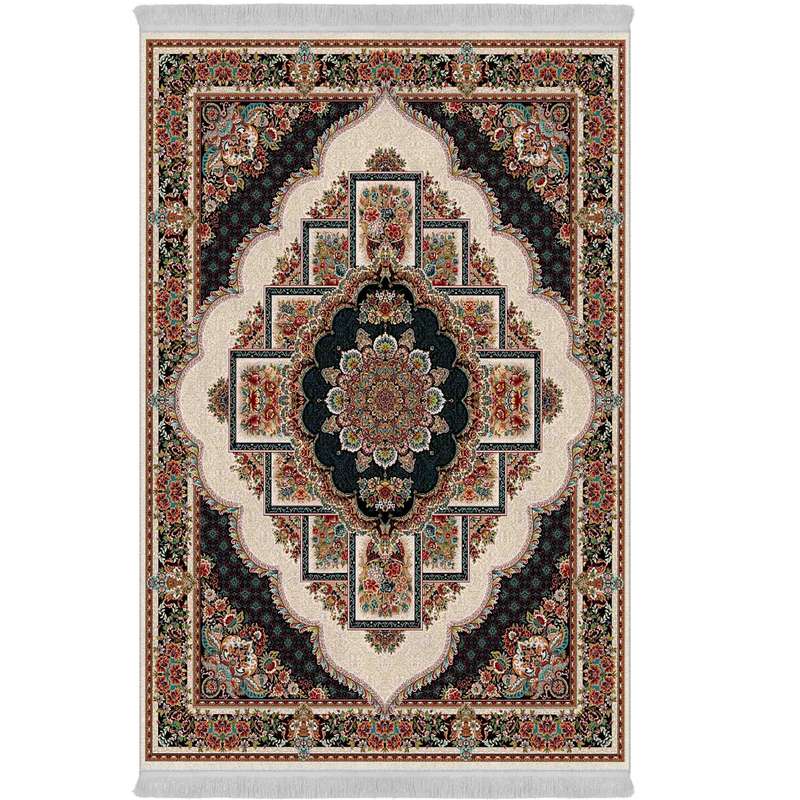  فرش ماشینی طرح ناردون کد hcp.v01 زمینه کرم