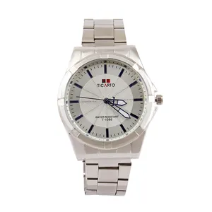 ساعت مچی عقربه‌ای مردانه مدل بند استیل کد WHM_221