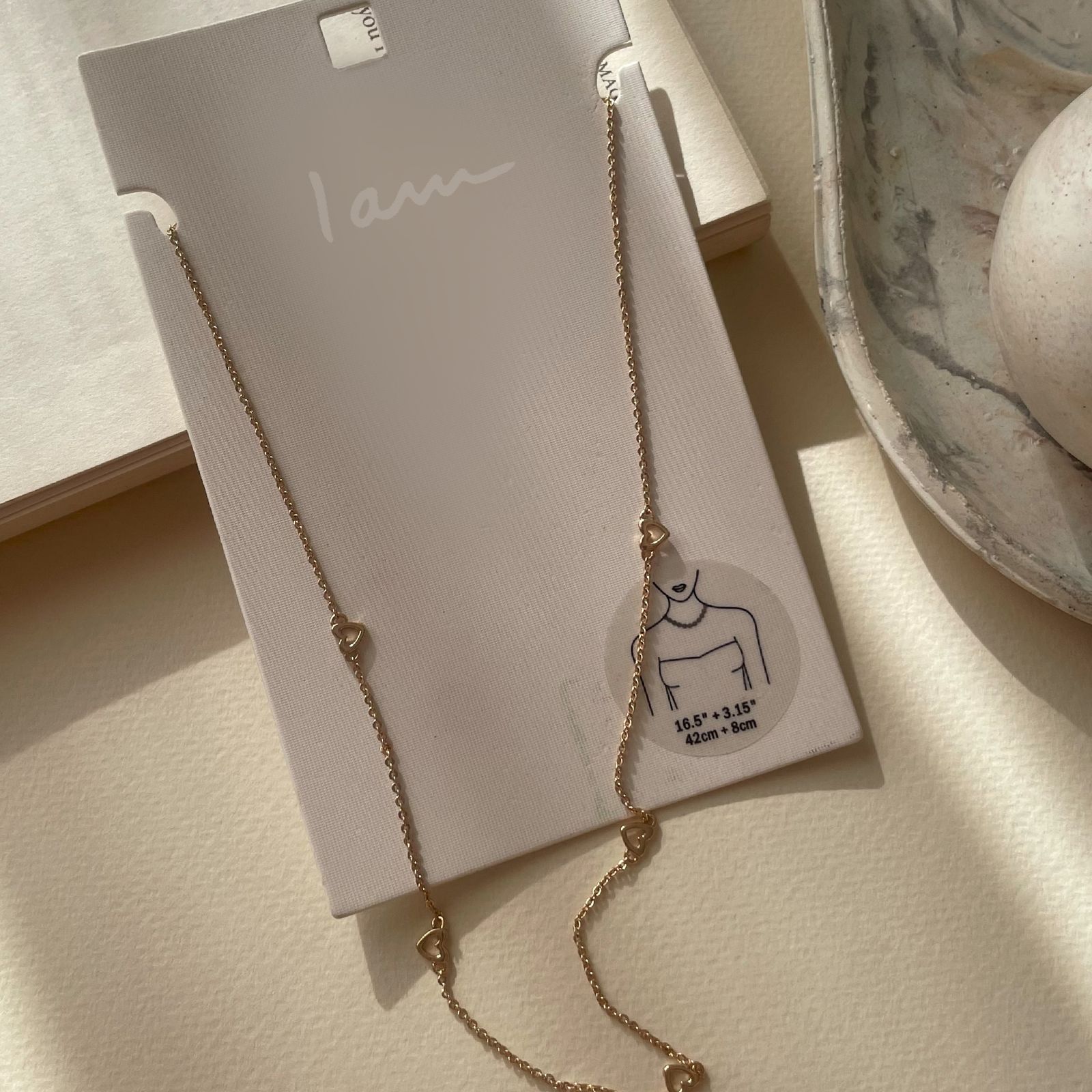 گردنبند زنانه آی ام مدل AN1185-007 -  - 2