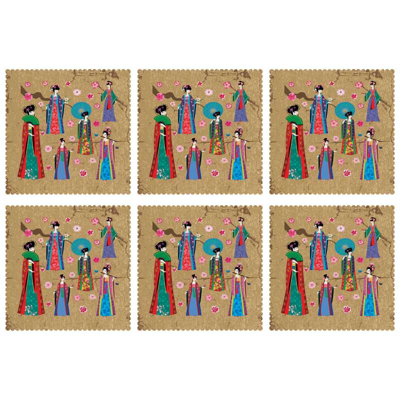 زیربشقابی مدل U1-42157 بسته 6 عددی