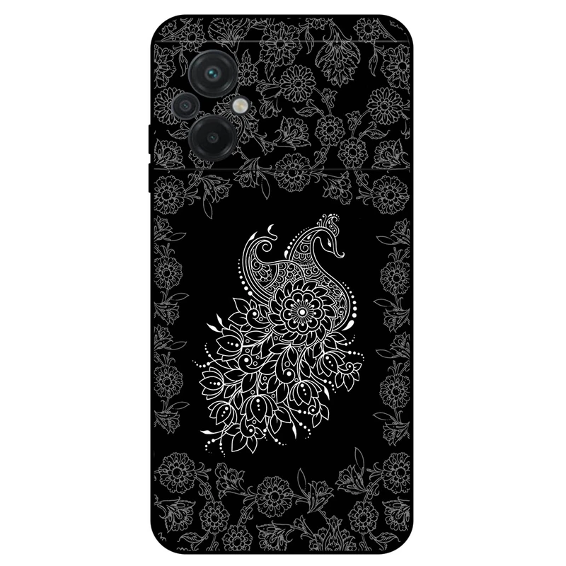 کاور مگافون طرح ققنوس مدل 7425 مناسب برای گوشی موبایل شیائومی Poco M5