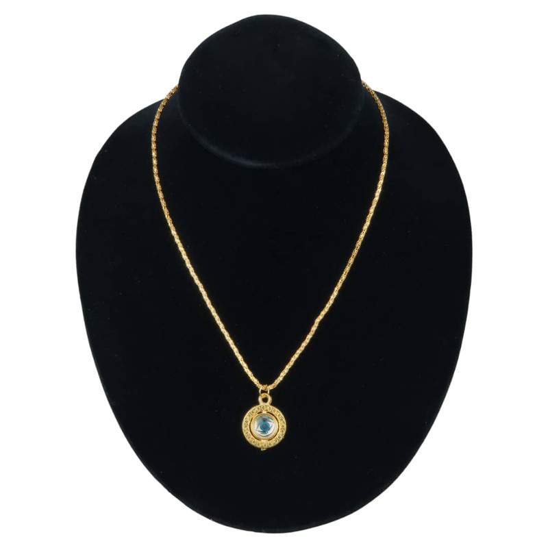 گردنبند دخترانه مدل چشم نظر گرد گردنبند دخترانه مدل چشم نظر گرد