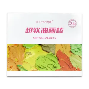 پاستل روغنی ژجیانگ 24 رنگ مدل YUEYAN